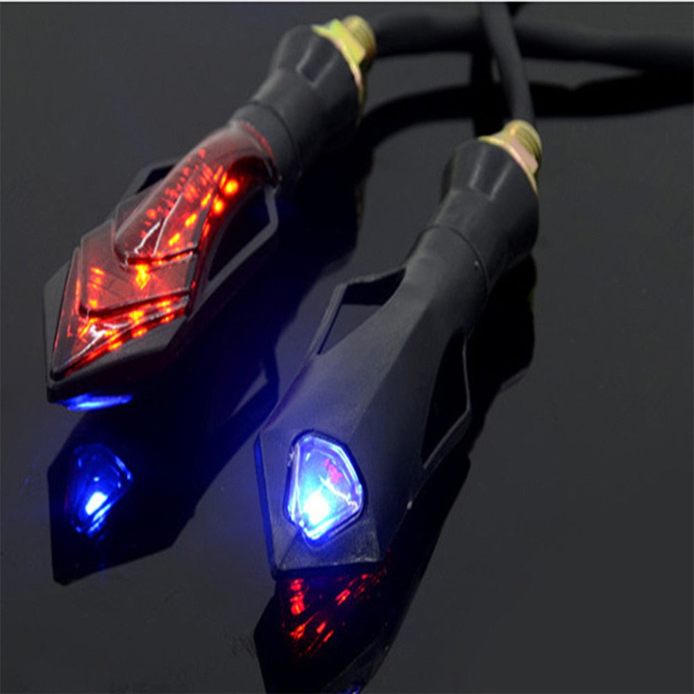 12V Motorcycle Turn Signal Light LED Rear Indicator Motorbike Modified Lamp Moto Parts