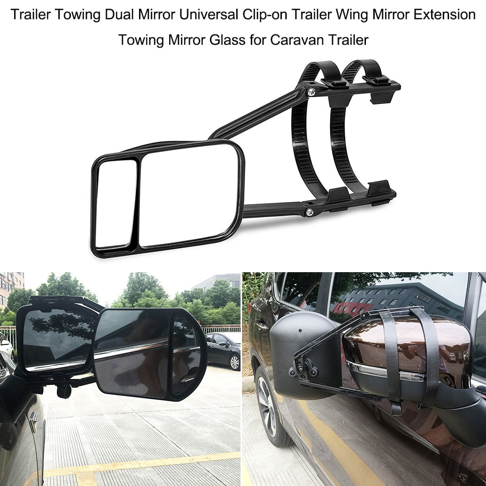 Clip-on Rearview Extension Towing Mirror