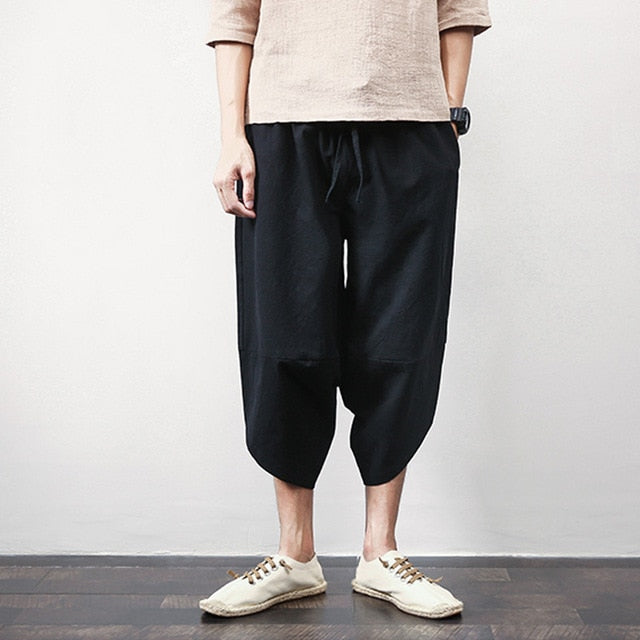 low rise harem pants