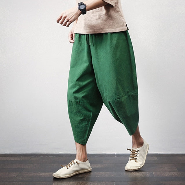 low rise harem pants