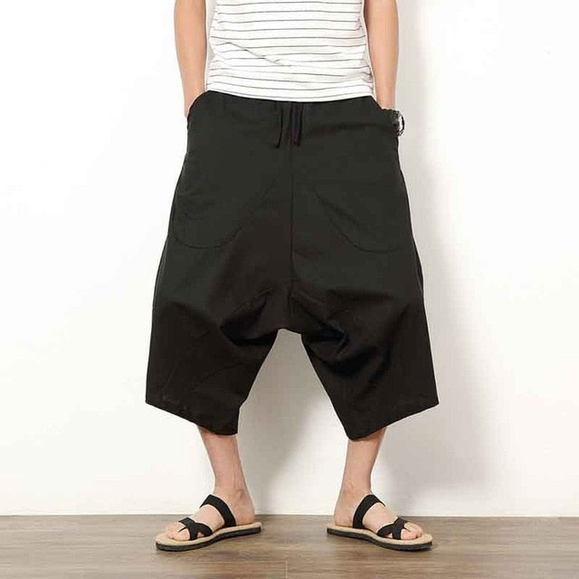 low rise harem pants