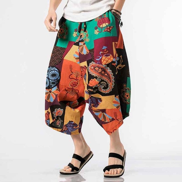 low rise harem pants