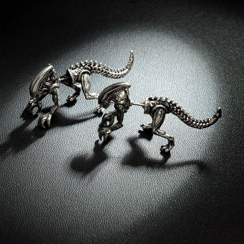 Dinosaur Earring Skeleton Fashion and Individuality  Ear Tragus Piercing Body