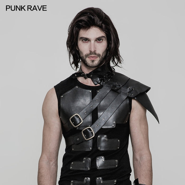 Punk Rock Gothic Cosplay Pirate Steampunk Retro Palace Leather Arm Armor Performance Accessories S172