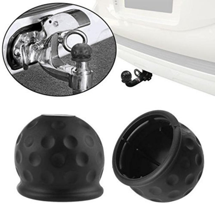 2019 Universal 50mm Tow Bar Ball Cover Cap Towing Hitch Caravan Trailer Protect